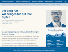 Tablet Screenshot of kasparconsulting.ch